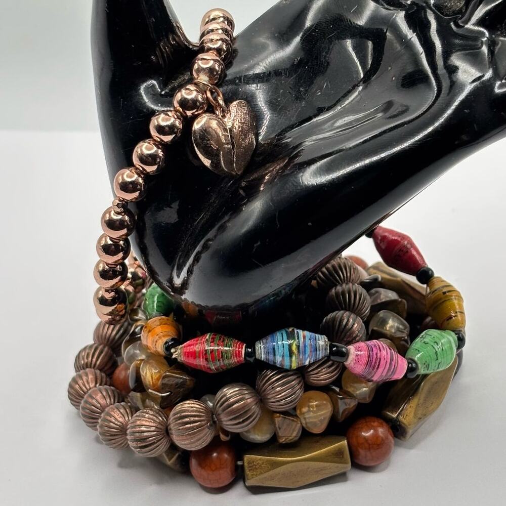 Rose Gold & Brown Bracelet Bundle